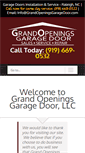 Mobile Screenshot of grandopeningsgaragedoor.com